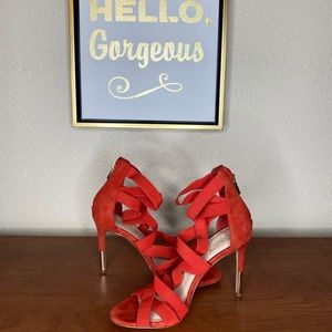 Jessica Simpson Jyra 2 Strappy heels (Gold Heel)